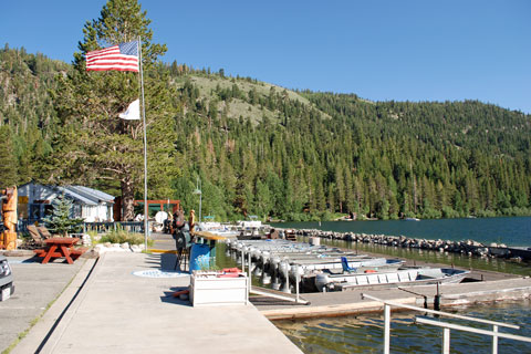 Gull Lake Marina, June Lake Loop, Mono County, California