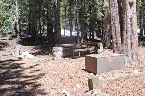 Campsite, Huntington Lake, Fresno County, California