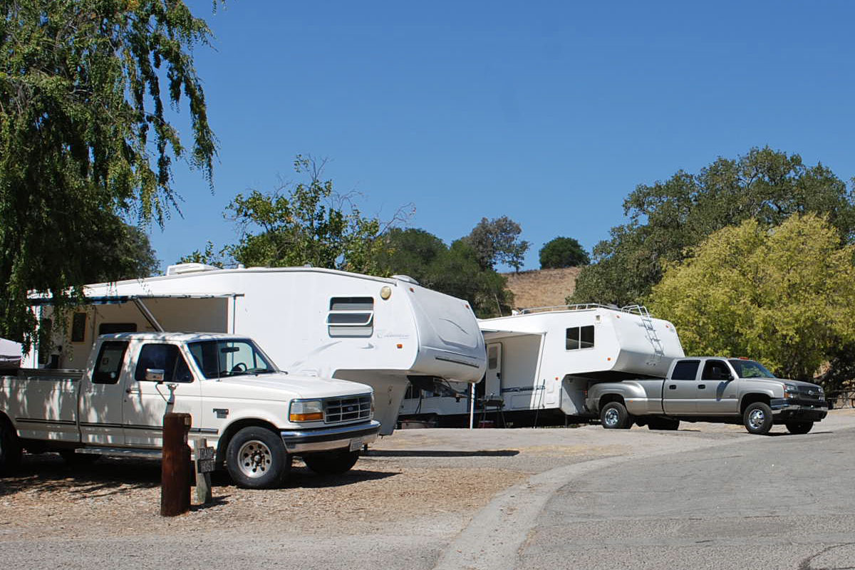 Lopez Lake campsites, San Luis Obispo County, California